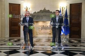 Φωτογραφία Συνάντηση μεταξύ του Έλληνα Πρωθυπουργού, κ. Αλέξη Τσίπρα, και του Αρμένιου Προέδρου, κ. Serzh Sargsyan